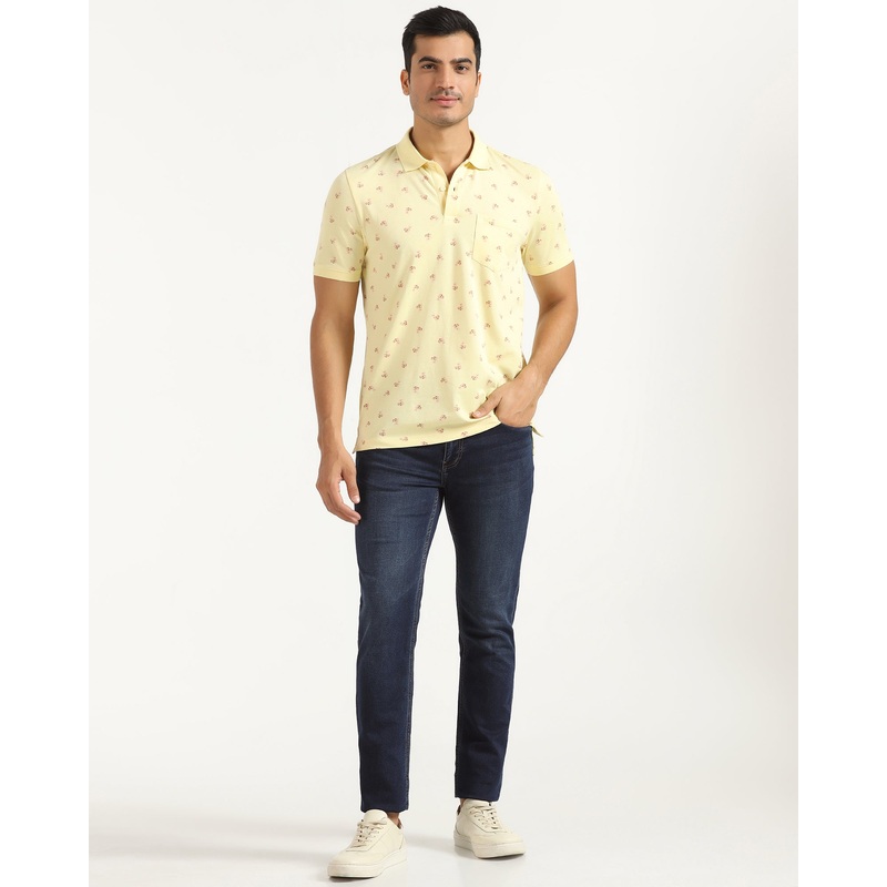 Slim Yonk Fit Indigo Textured Jeans – Hank